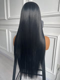 13x6 Black Straight Lace Wig Synthetic Wig