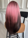 Pink Straight Wigs Cosplay Wigs Synthetic Costume Wigs