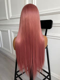 Dirty Pink Lace Wig Premium Heat Resistant Synthetic Wig