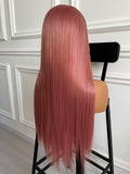 Dirty Pink Lace Wig Premium Heat Resistant Synthetic Wig