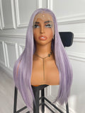 Lavender Purple 13X4 Large Part Lace Front Wig Synthetic Wig