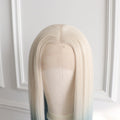 Custom Blue Ombre Color 13X4 Large Part Lace Front Wig Synthetic Wig