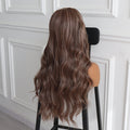 Brown Loose Wave Lace Wig Elegant Straight Wig