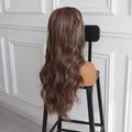 Brown Loose Wave Lace Wig Elegant Straight Wig