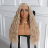 Blonde Curly Lace Wig Heat Resistant Synthetic Wig