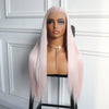 Blush Pink 13X4 Lace Wig Synthetic Heat Resistant Wig