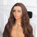 Natural Brown Straight Lace Wig Synthetic Wig