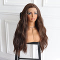 Natural Brown Straight Lace Wig Synthetic Wig