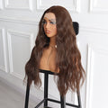 Natural Brown Straight Lace Wig Synthetic Wig