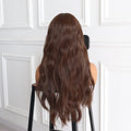 Natural Brown Straight Lace Wig Synthetic Wig