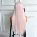 Blush Pink 13X4 Lace Wig Synthetic Heat Resistant Wig