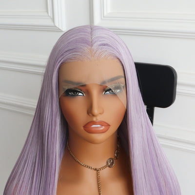 Lavender Purple 13X4 Large Part Lace Front Wig Synthetic Wig