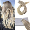 NHA #8 Ash Blonde with 613 Highlighted Tape in Human Hair Extension