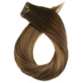 NHA Straight Dark Brown Ombre Tape in Human Hair Extension