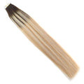 NHA Straight Dark Brown Honey Blonde Ombre Tape Hair Extension