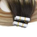 NHA Straight Dark Brown Honey Blonde Ombre Tape Hair Extension