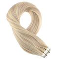 NHA Straight Light Blonde Seamless Invisible Tape Hair Extension