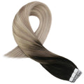 NHA 1B with #613and#18 Highlighted Tape in Human Hair Extension