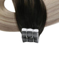 NHA 1B with #613and#18 Highlighted Tape in Human Hair Extension